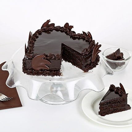 Heart Shape Truffle Cake | Cake2homes