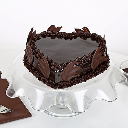 Heart Shape Truffle Cake | Cake2homes