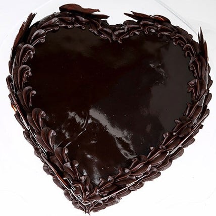 Heart Shape Truffle Cake | Cake2homes