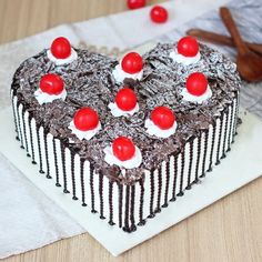 Crazy Hearty Black Forest Cake | Cake2homes