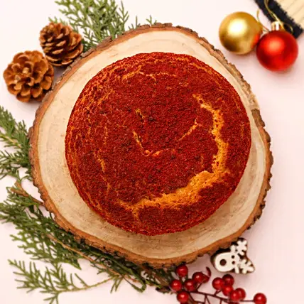 Red Velvet Flavour Crumble Dry Cake | Cake2homes