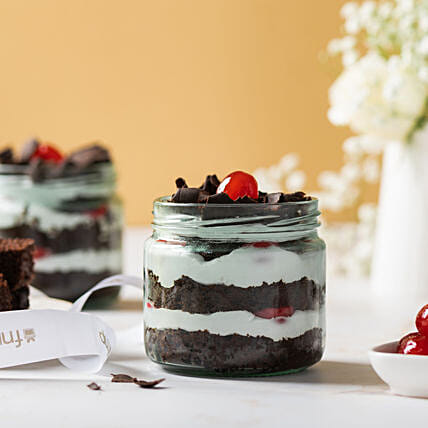 Black Forest Cream Cake Jar Set of 2 | Cake2homes