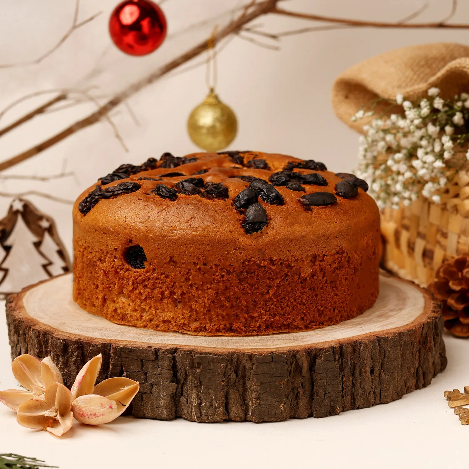 Delightful Rums Raisins Dry Cake | Cake2homes
