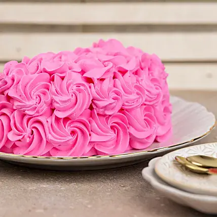 Dreamy Pink Chocolate Half Cake | Cake2homes