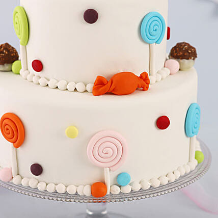 Party Lover 2 Tier Truffle Cake | Cake2homes