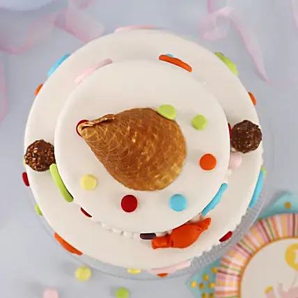 Party Lover 2 Tier Truffle Cake | Cake2homes