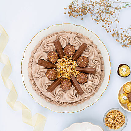 Scrumptious Rocher Chocolate Cake | Cake2homes