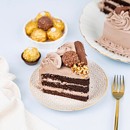 Scrumptious Rocher Chocolate Cake | Cake2homes