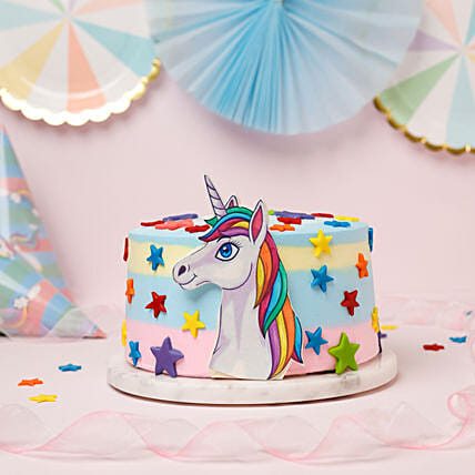 Unicorn Theme Truffle Cake | Cake2homes