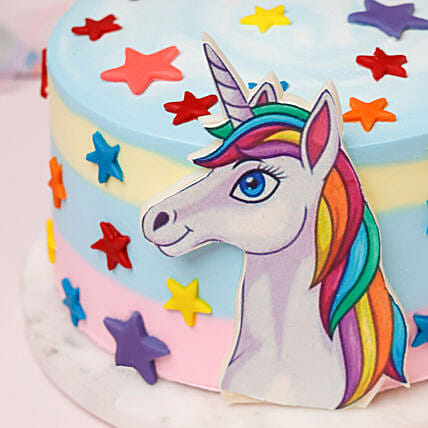 Unicorn Theme Truffle Cake | Cake2homes