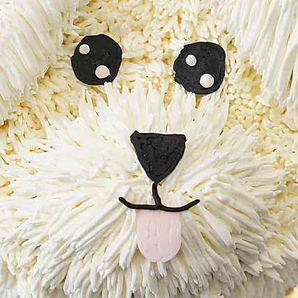 Adorable Pup Chocolate Cream Cake | Cake2homes