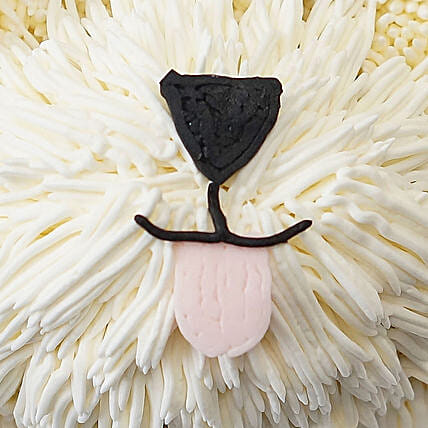 Adorable Pup Chocolate Cream Cake | Cake2homes