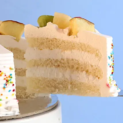 Fresh Fruit Vanilla Cake | Cake2homes