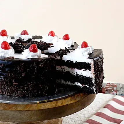 Cream Drop & Cherry Black Forest Cake | Cake2homes