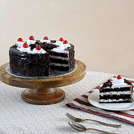 Cream Drop & Cherry Black Forest Cake | Cake2homes
