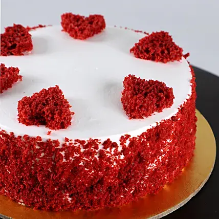 Red Hearts Velvet Cake | Cake2homes