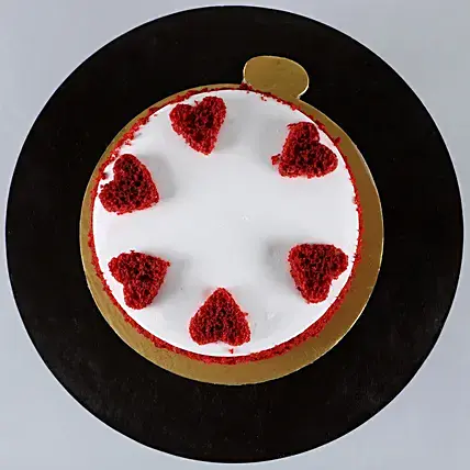 Red Hearts Velvet Cake | Cake2homes