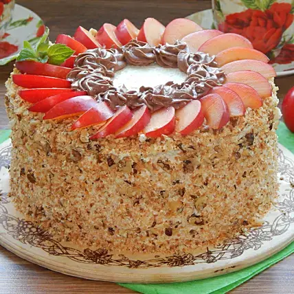 Fruit Walnut Designer Cake- | Cake2homes