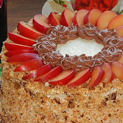 Fruit Walnut Designer Cake- | Cake2homes