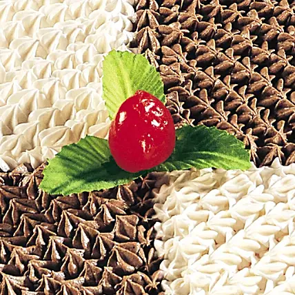 Dual Cream Chocolate Cake | Cake2homes