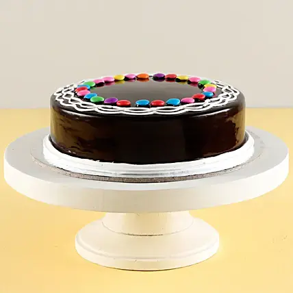 Gems Decorated Chocolate Cake | Cake2homes