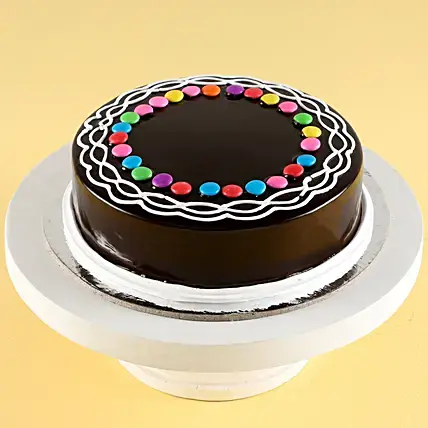 Gems Decorated Chocolate Cake | Cake2homes