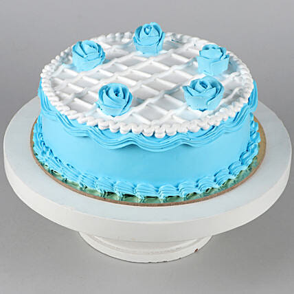 Blue Roses Chocolate Cake | Cake2homes