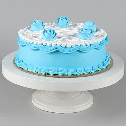 Blue Roses Chocolate Cake | Cake2homes