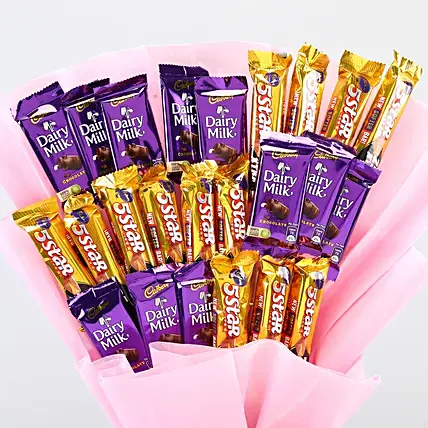 Assorted Cadbury Chocolates Bouquet | Cake2homes