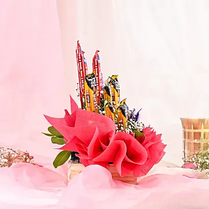 Assorted Chocolates Surprise Arrangement | Cake2homes