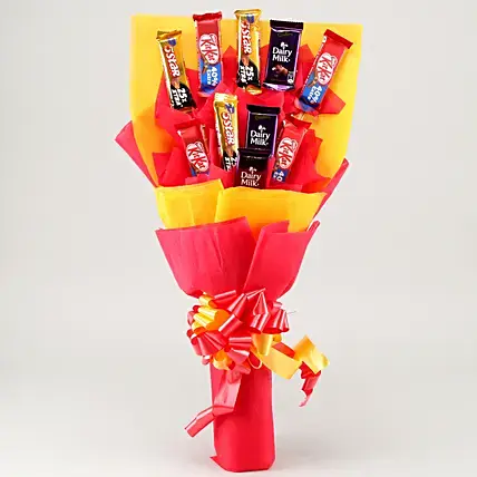 Assorted Chocolate Love Bouquet | Cake2homes