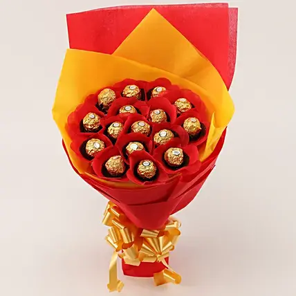 Sweet Ferrero Rocher Chocolate Bouquet | Cake2homes