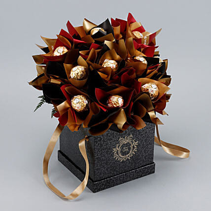 Rocher Bloom Rectangular Box | Cake2homes
