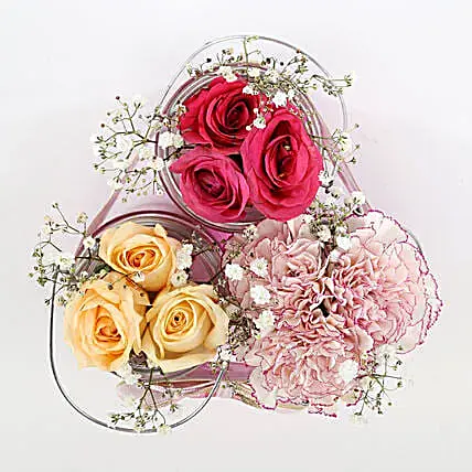 Jars Of Beautiful Flowers | Cake2homes