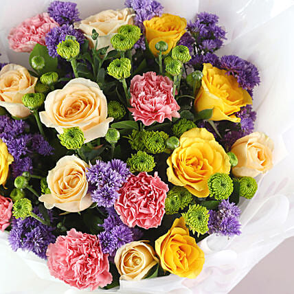 Flamboyant Rose Bouquet | Cake2homes