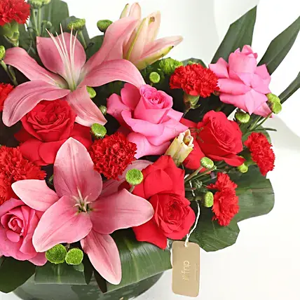 Lilies & Roses Elegant Vase | Cake2homes