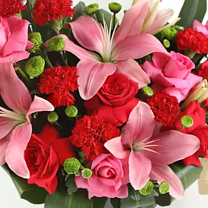 Lilies & Roses Elegant Vase | Cake2homes