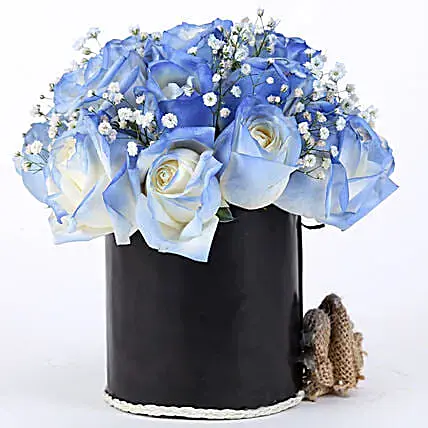 Shaded Love- Blue Roses Arrangement | Cake2homes