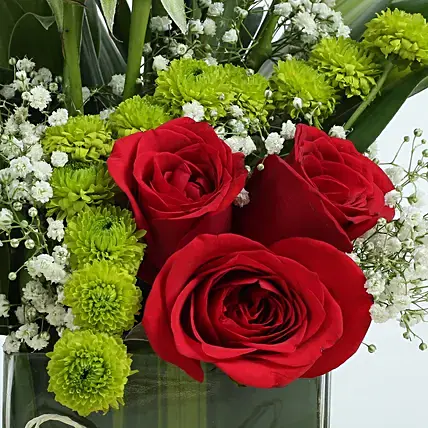 Red Roses Love Arrangement | Cake2homes