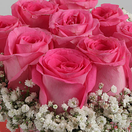 Pink Roses In You Have My Heart Sticker Vase | Cake2homes