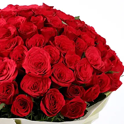 Grand Romance 100 Red Roses Bouquet | Cake2homes
