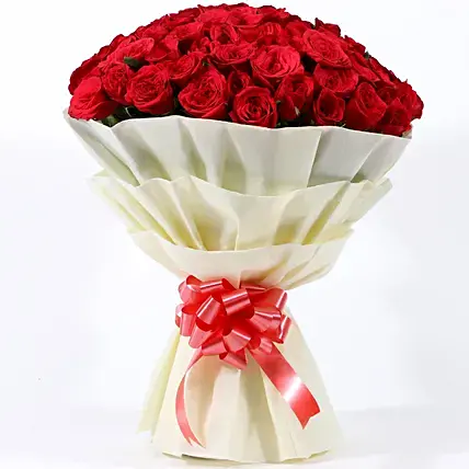 Grand Romance 100 Red Roses Bouquet | Cake2homes