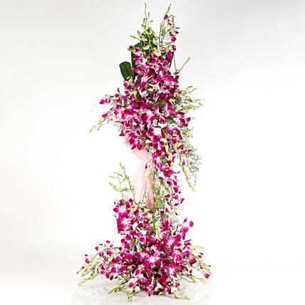 Royal Purple Orchid Arrangement | Cake2homes
