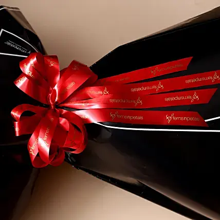 Romantic 200 Roses Beautifully Tied Bouquet | Cake2homes