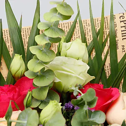 Blissful Mixed Flowers Bouquet | Cake2homes