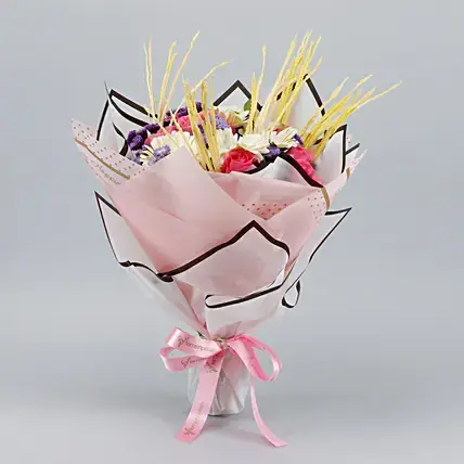 Blissful Mixed Flowers Bouquet | Cake2homes