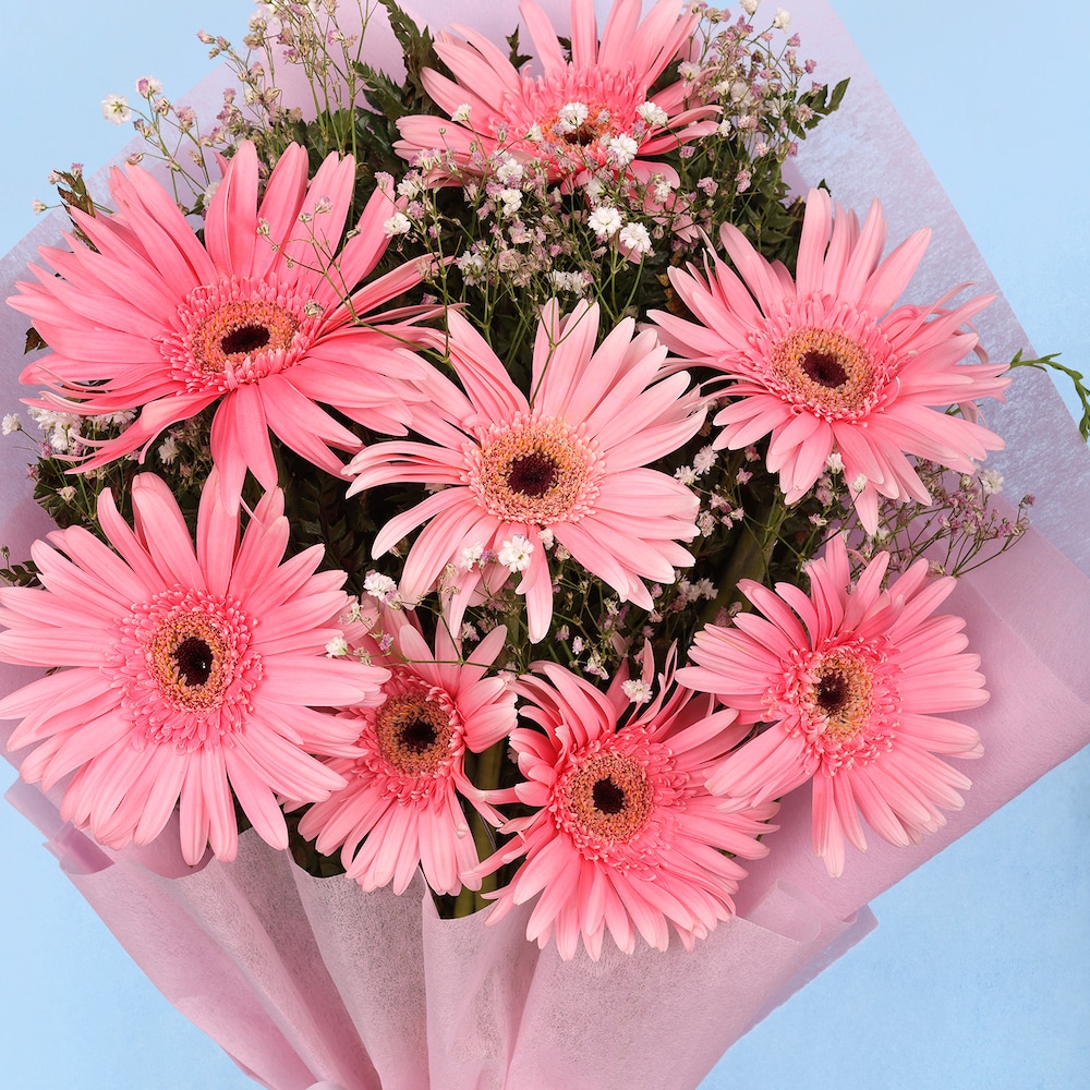 Magic Of Love Pink Floral Bunch | Cake2homes