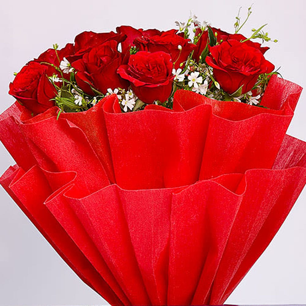 Red Roses With Cadbury Celebrations | Cake2homes