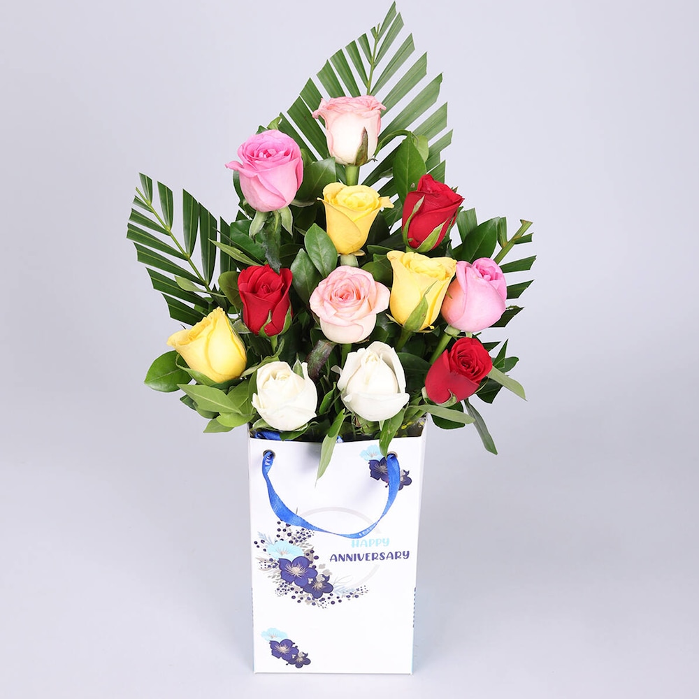 Vibrant Mix Roses | Cake2homes