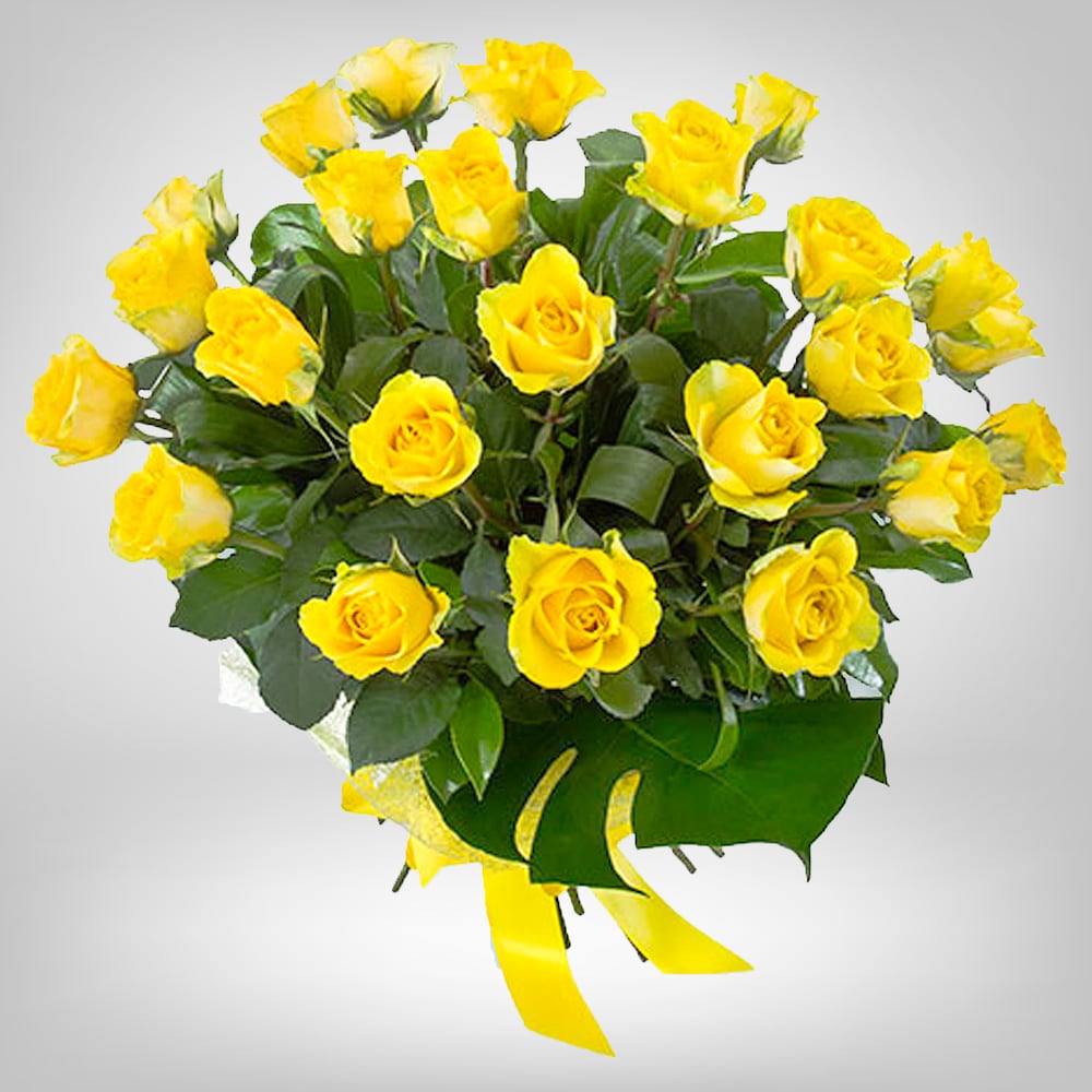 Magic Yellow Roses Bunch | Cake2homes
